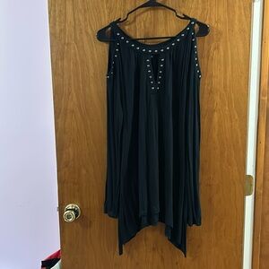 Ladies large black long sleeve top